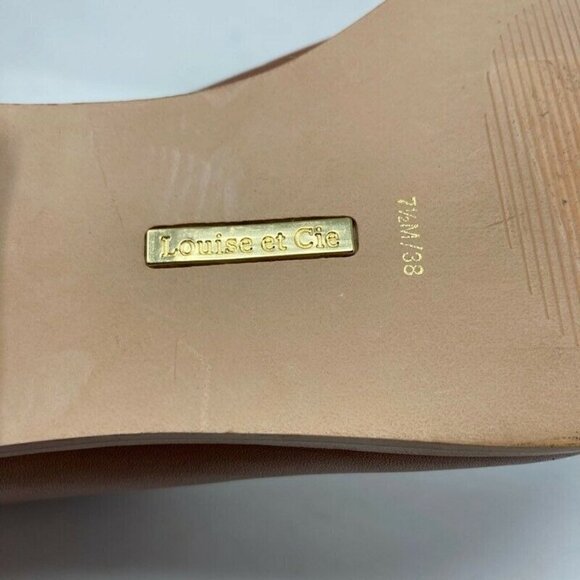 NEW Louise Et Cie Tallie Ankle Booties Boots Brown Leather 7.5 - Picture 9 of 10